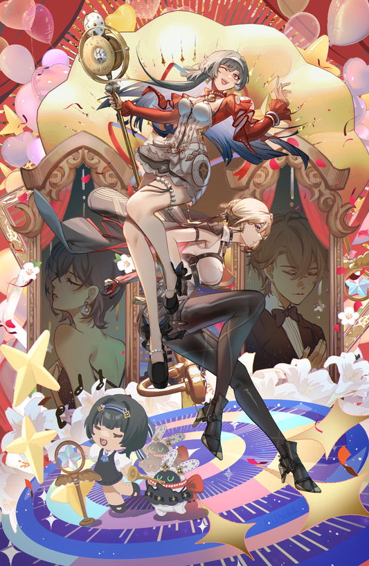 Astra Yao & Evelyn - Rainbow Foil Large Print