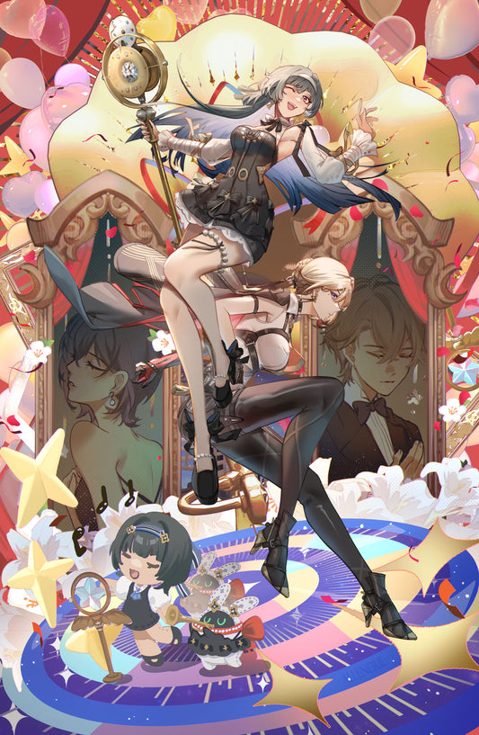 Astra Yao & Evelyn - Rainbow Foil Large Print