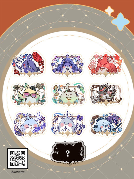 Penacony Bird Gacha keychain