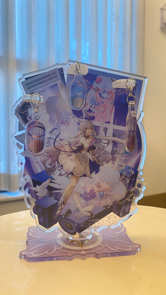 Robin Feather Acrylic Standee