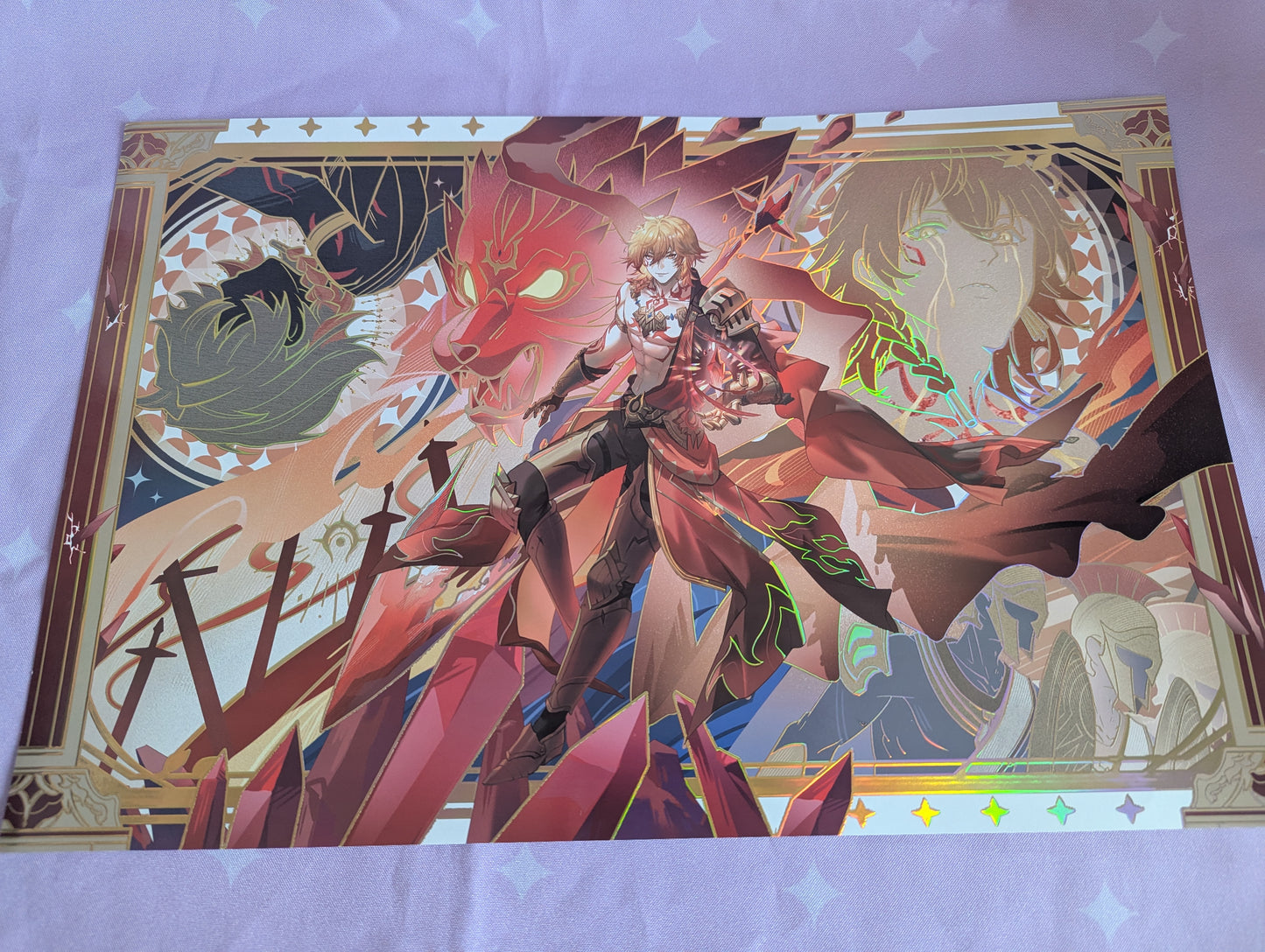 Mydei - Large Gold Foil Print