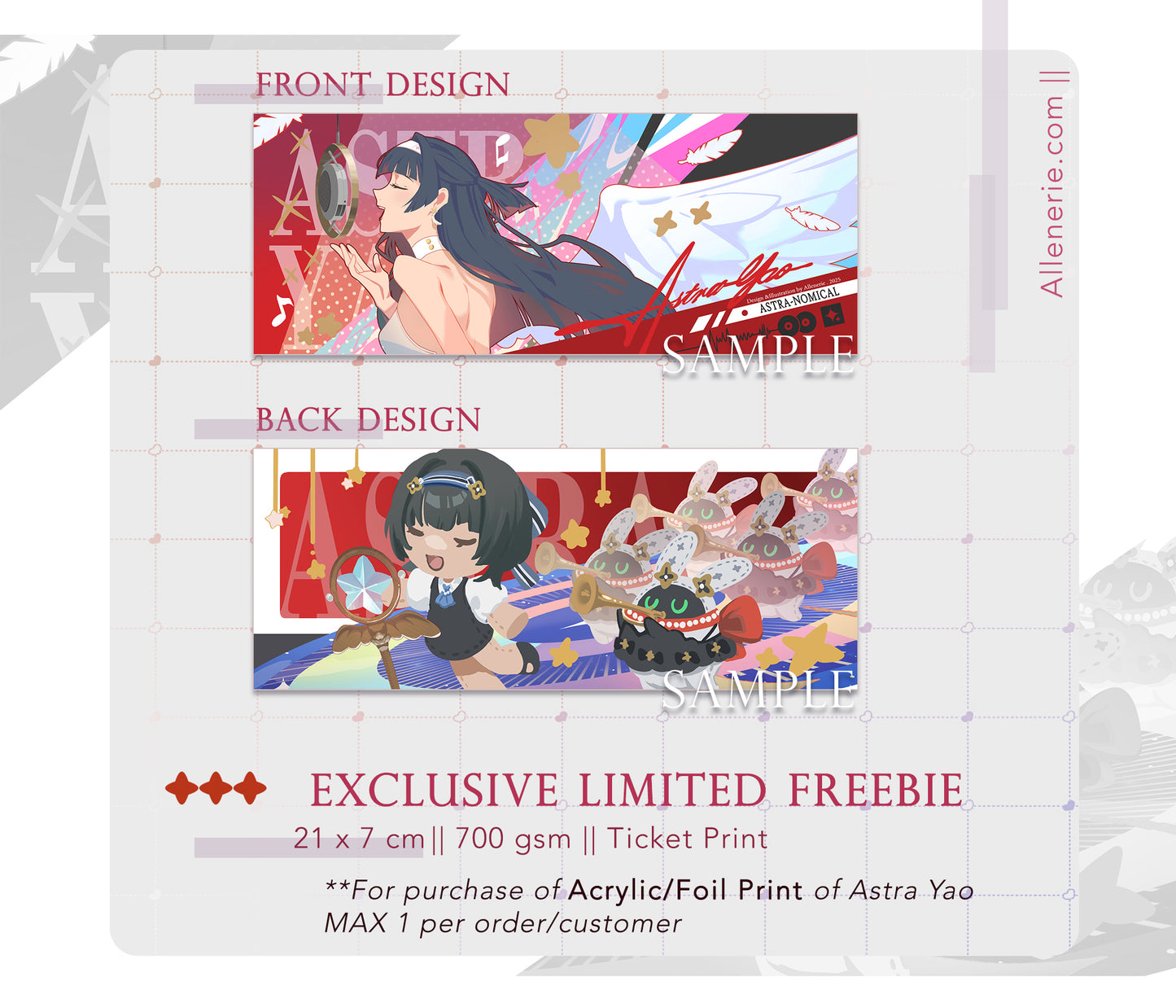 Astra Yao & Evelyn - Rainbow Foil Large Print