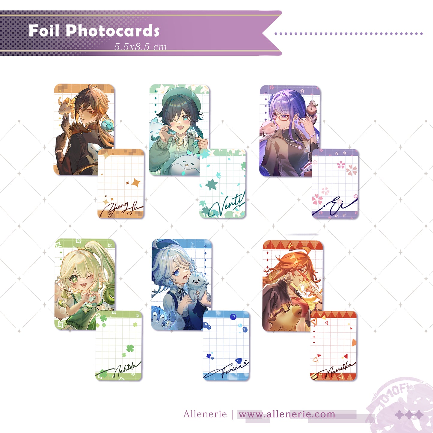 Genshin Foil Photocard