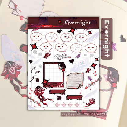 Veil of Evernight, March 7th Sticker Sheets