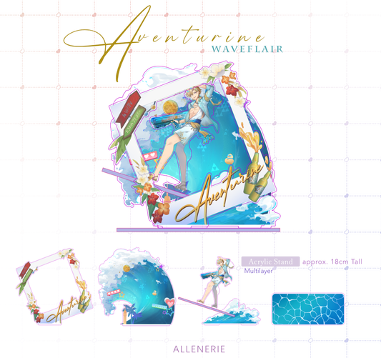 [PRE-ORDER] Aventurine Waveflair - Acrylic Standee