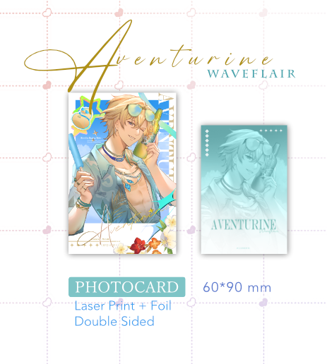[PRE-ORDER] Aventurine Waveflair - Photocard