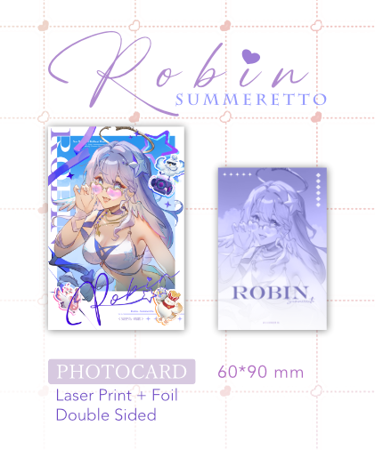 [PRE-ORDER] Robin Summeretto - Photocard