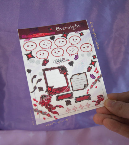 Veil of Evernight, March 7th Sticker Sheets