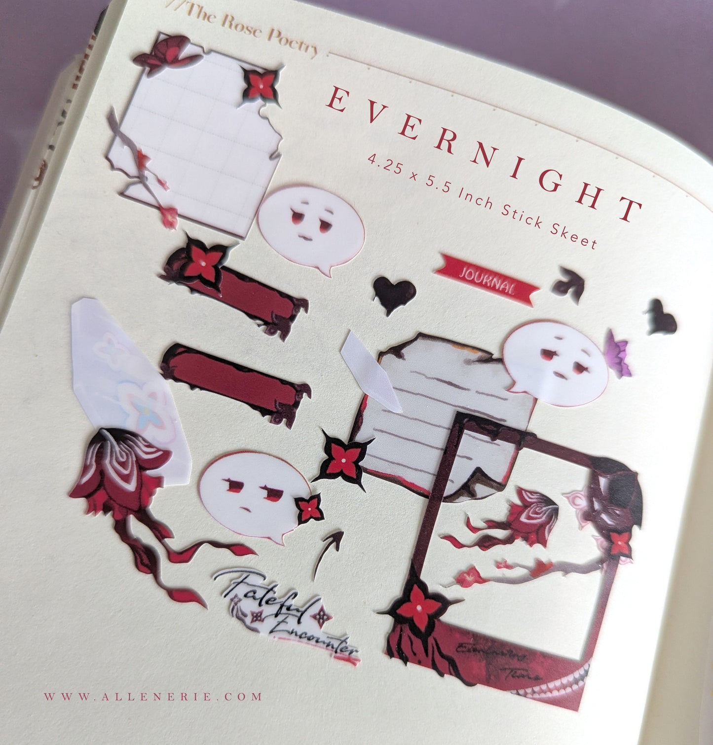 Veil of Evernight, March 7th Sticker Sheets