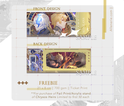 [PRE-ORDER] ⟡ Chrysos heirs - Large Foil Print