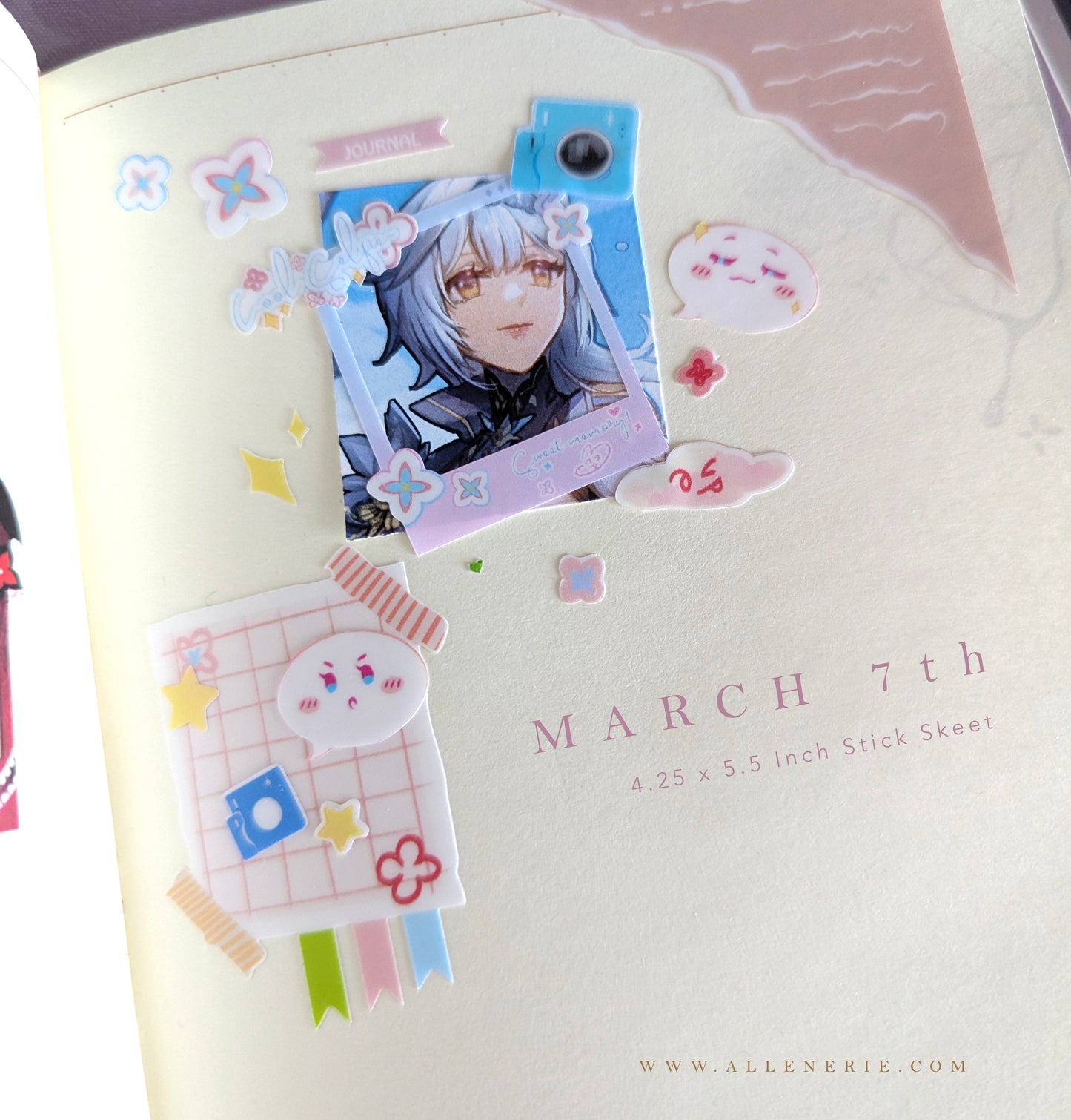 Veil of Evernight, March 7th Sticker Sheets