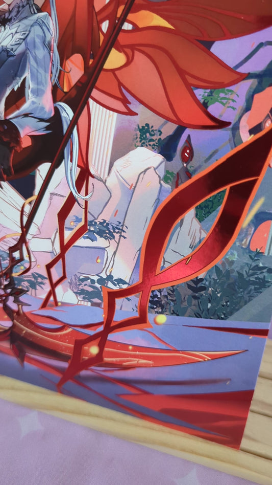 11"x17" Hoyoverse Foil Large Prints