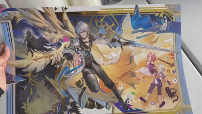 Phainon - Large Gold Foil Print