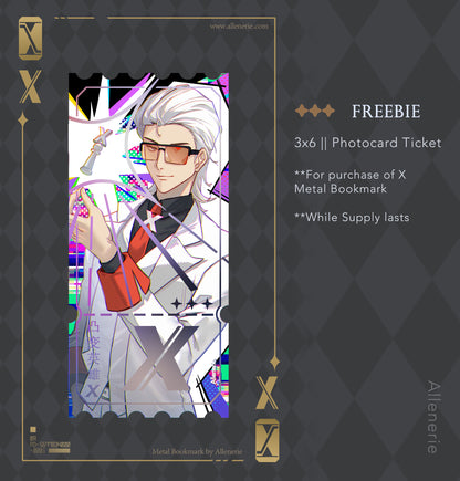 [PRE-ORDER] X Metal Bookmark